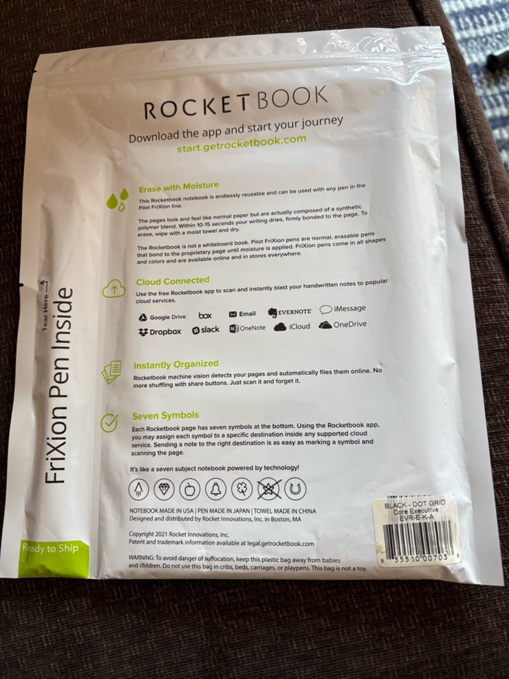 Rocketbook Core Reusable Notebook - Picture 4 of 9